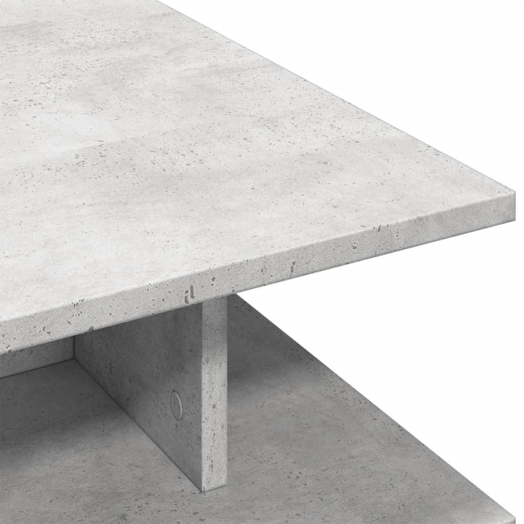 Table basse gris béton 102x55x35 cm bois d'ingénierie Tables basses vidaXL   