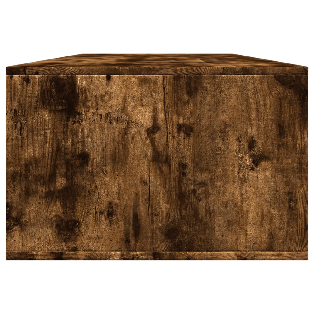 Table basse chêne fumé 102x55x35 cm bois d'ingénierie Tables basses vidaXL   