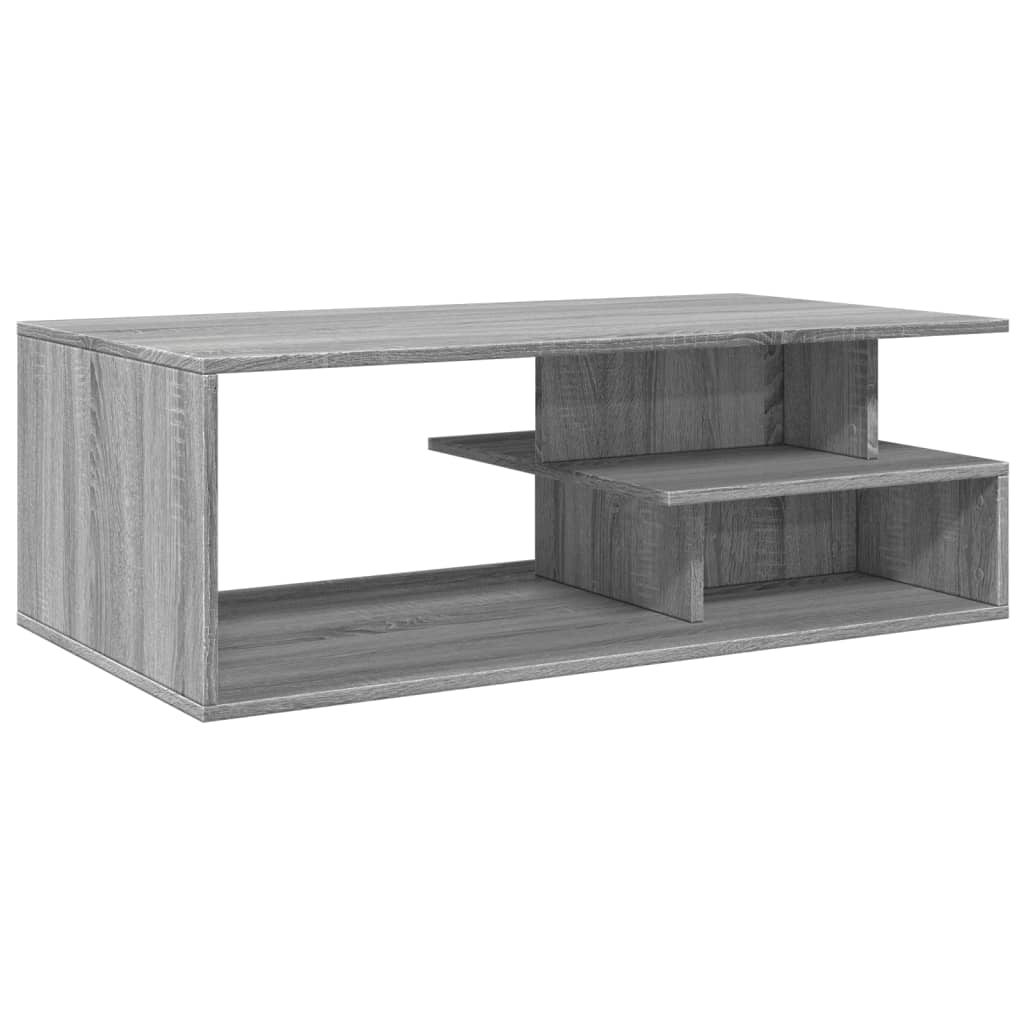 Table basse sonoma gris 102x55x35 cm bois d'ingénierie Tables basses vidaXL   