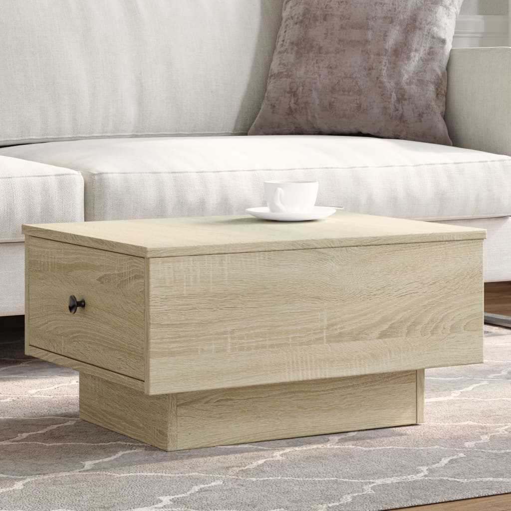 Table basse chêne sonoma 60x45x31 cm bois d'ingénierie Tables basses vidaXL   