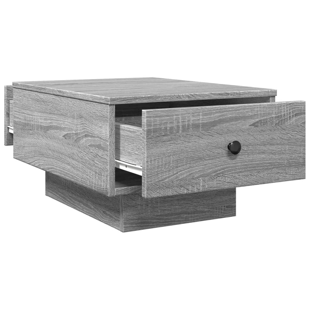 Table basse sonoma gris 60x45x31 cm bois d'ingénierie Tables basses vidaXL   