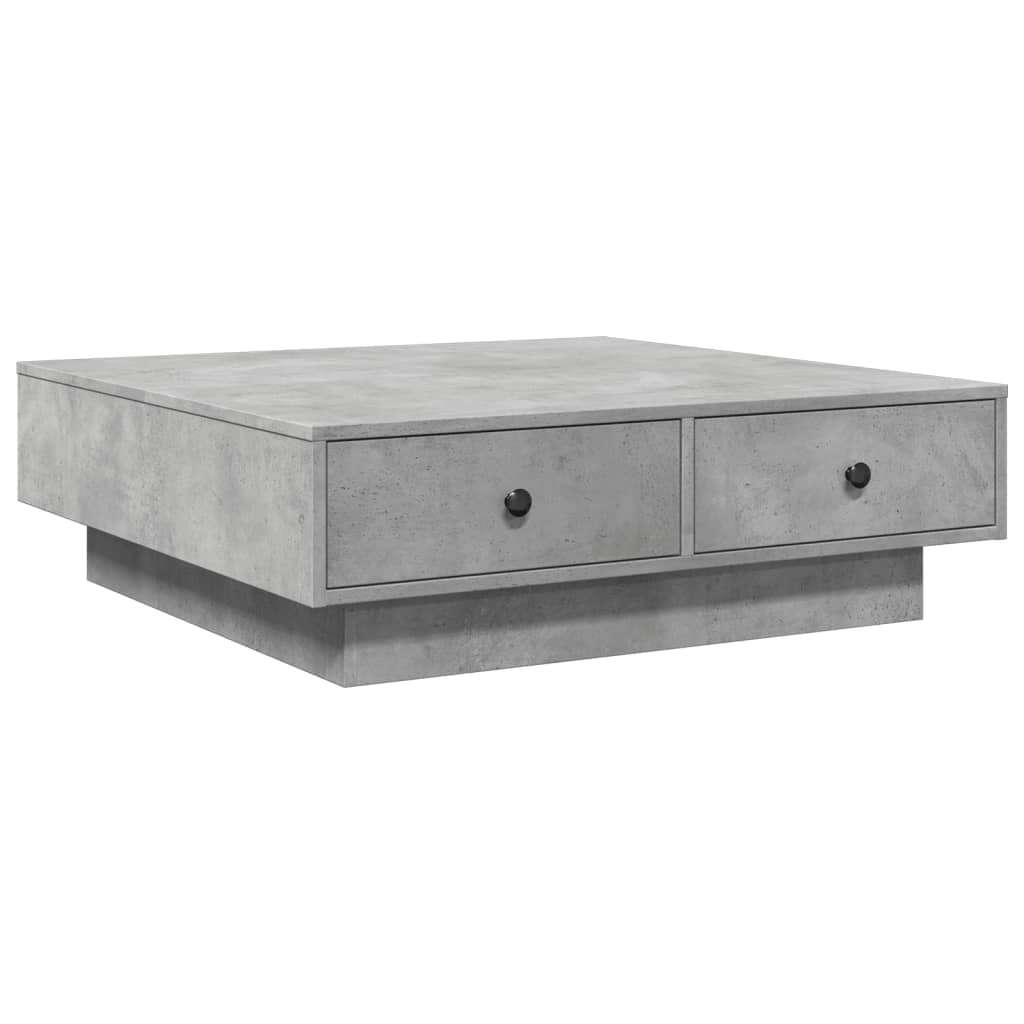 Table basse Gris béton 90x90x28 cm Aggloméré Tables basses vidaXL   