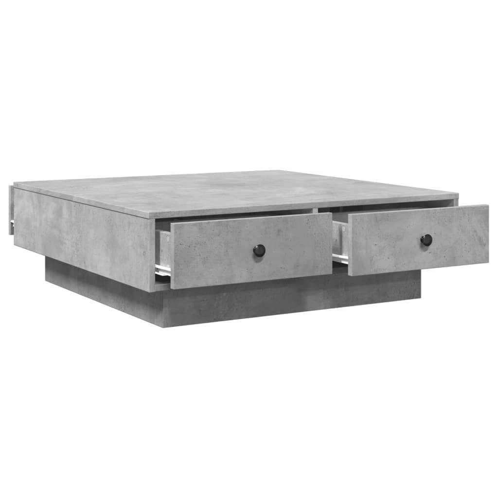 Table basse Gris béton 90x90x28 cm Aggloméré Tables basses vidaXL   