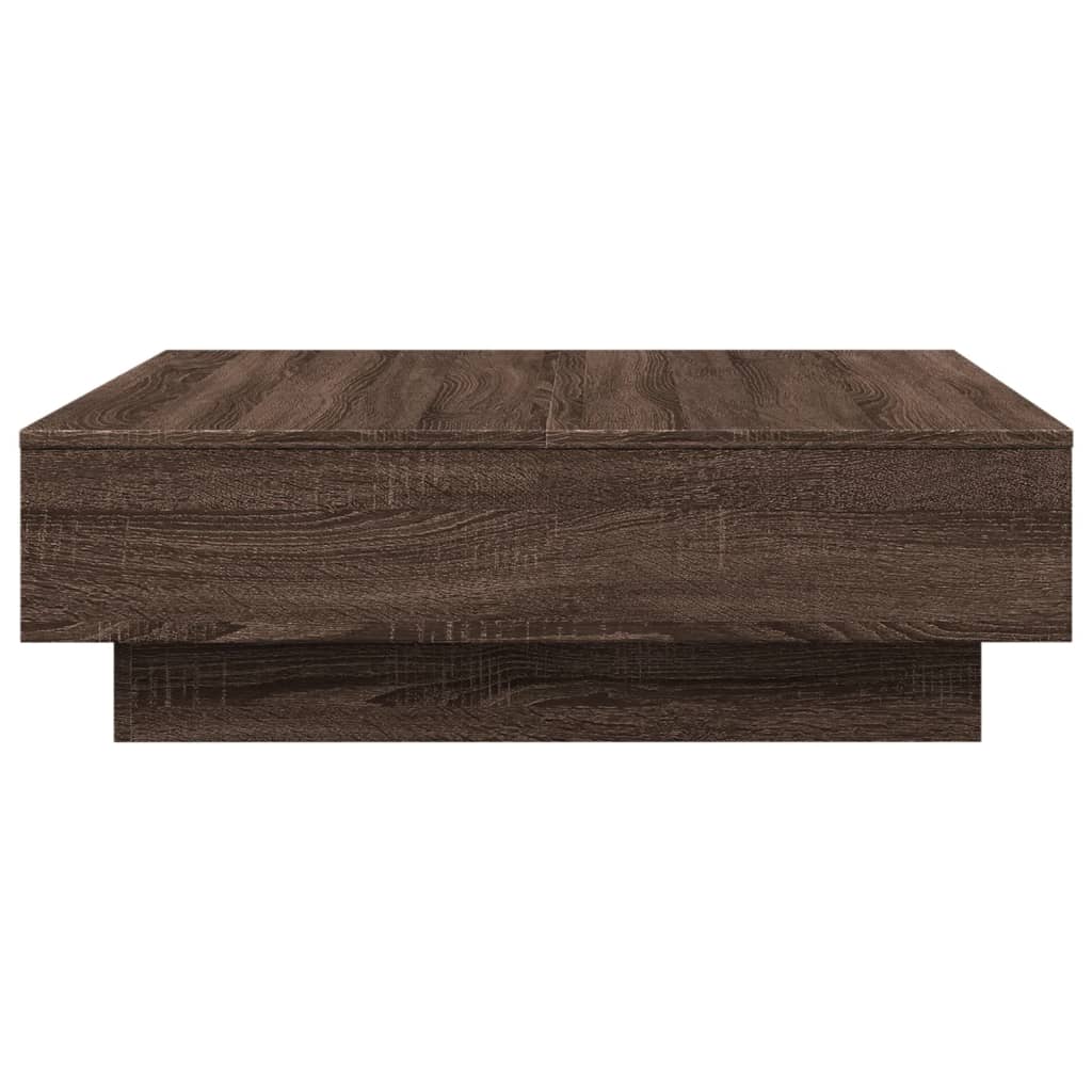 Table basse Chêne marron 90x90x28 cm Bois d'ingénierie Tables basses vidaXL   