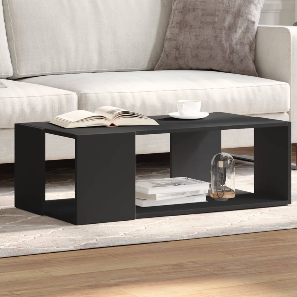 Table basse noir 89,5x48x30 cm bois d'ingénierie Tables basses vidaXL   