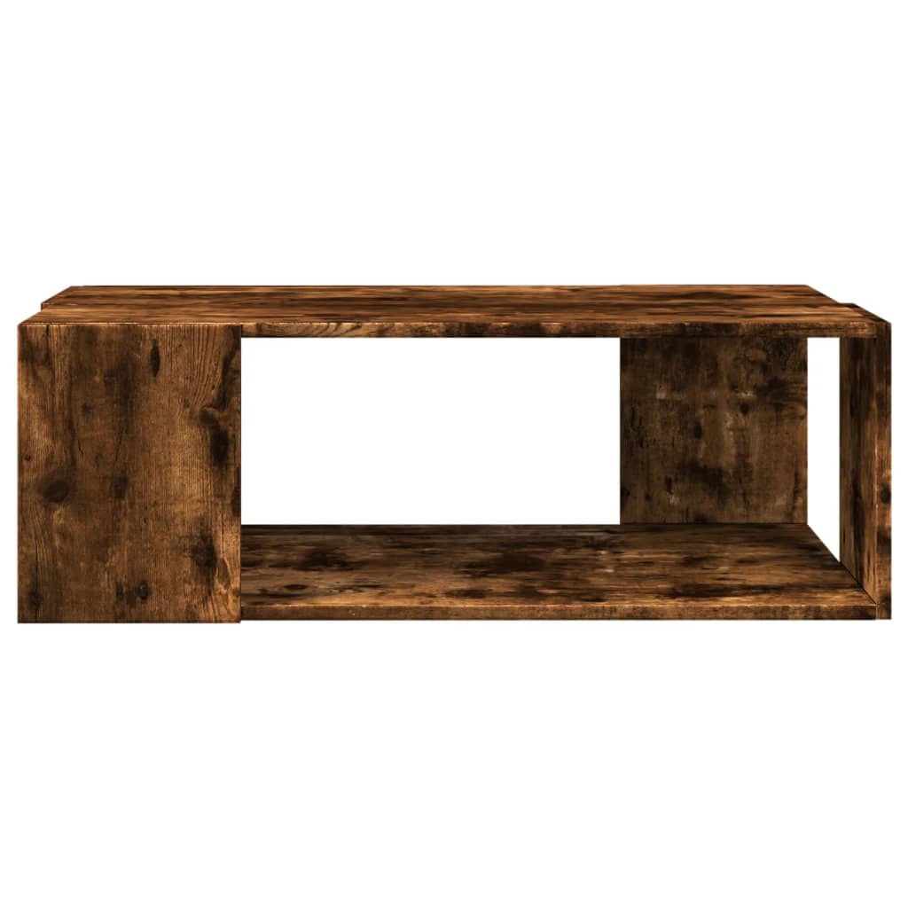 Table basse chêne fumé 89,5x48x30 cm bois d'ingénierie Tables basses vidaXL   