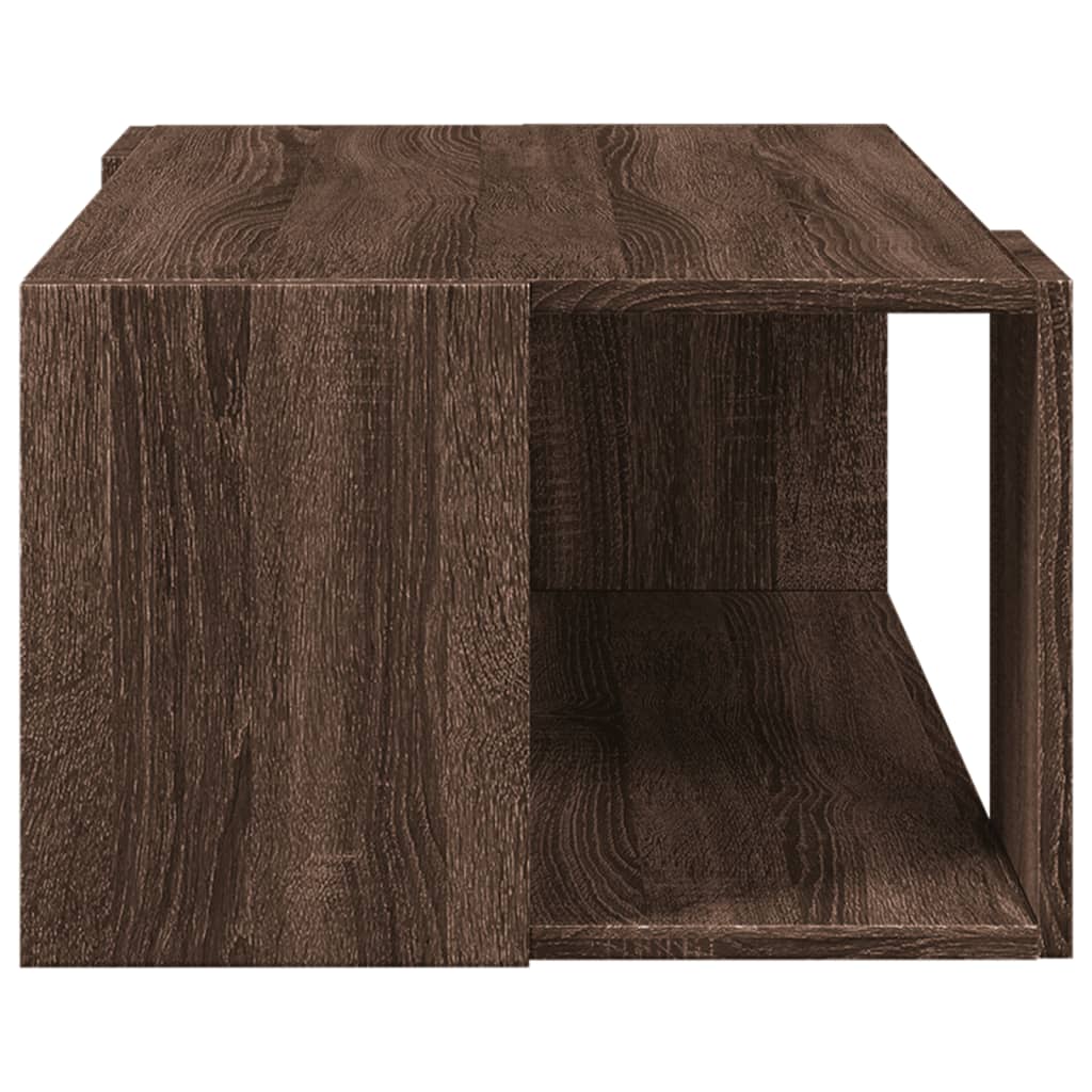 Table basse chêne marron 89,5x48x30 cm bois d'ingénierie Tables basses vidaXL   