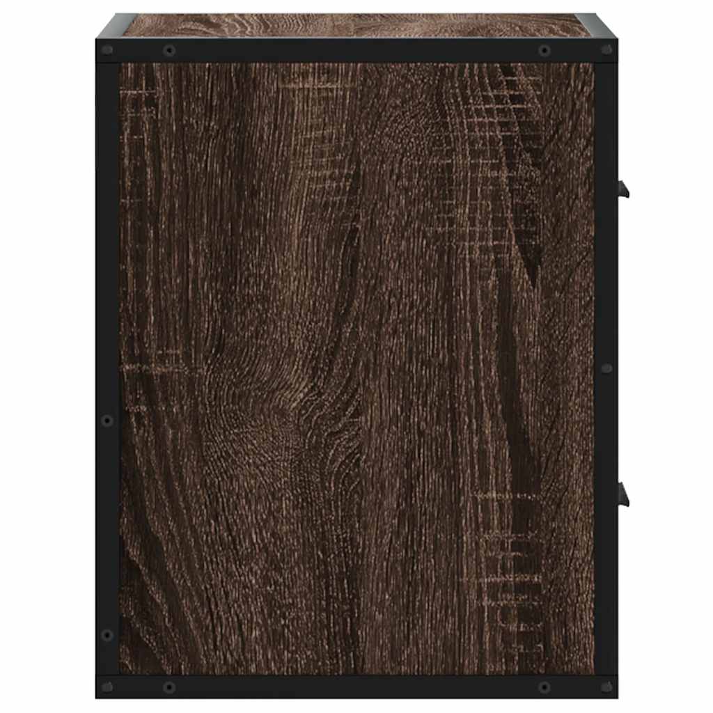 Tables de chevet murales 2 pcs chêne marron 40x31x39,5 cm Tables de chevet vidaXL