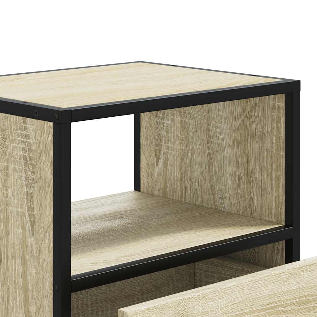 Table de chevet murale chêne sonoma 40x31x39,5 cm Tables de chevet vidaXL