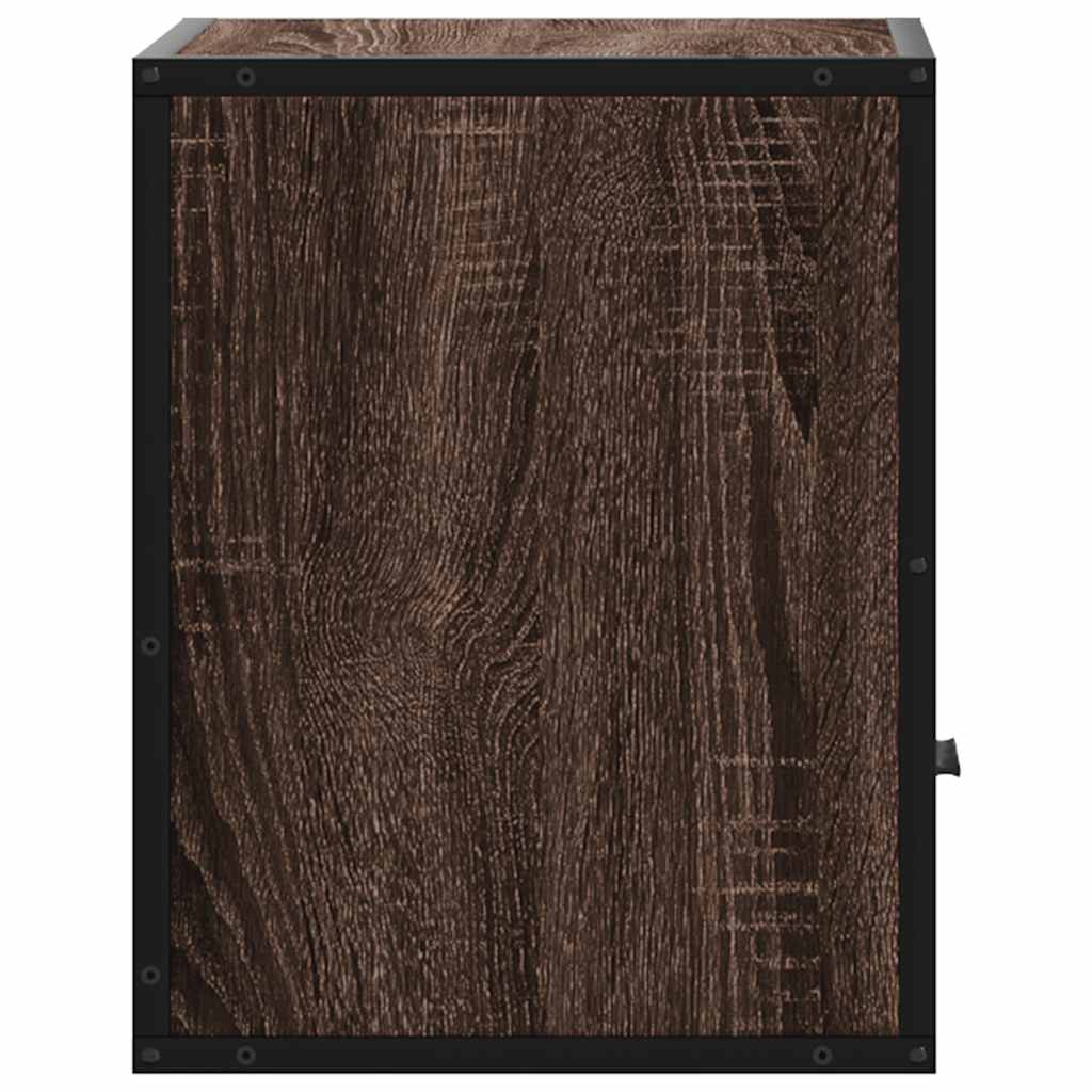 Tables de chevet murales 2 pcs chêne marron 40x31x39,5 cm Tables de chevet vidaXL