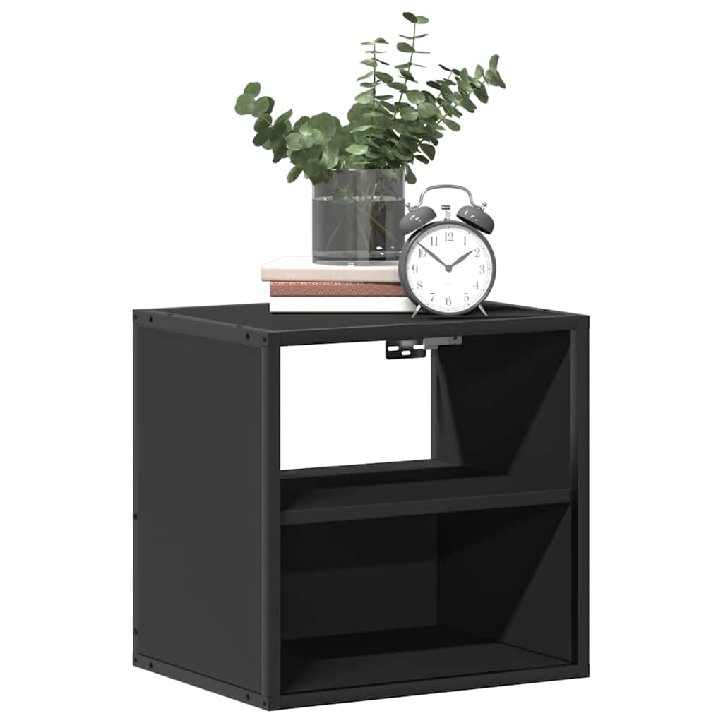 Table de chevet murale noir 40x31x39,5 cm Tables de chevet vidaXL