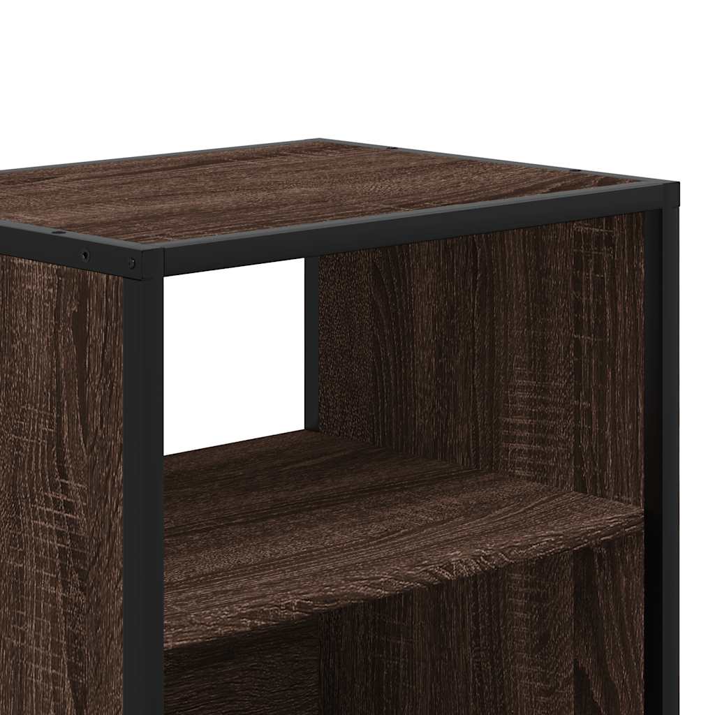 Table de chevet murale chêne marron 40x31x39,5 cm Tables de chevet vidaXL