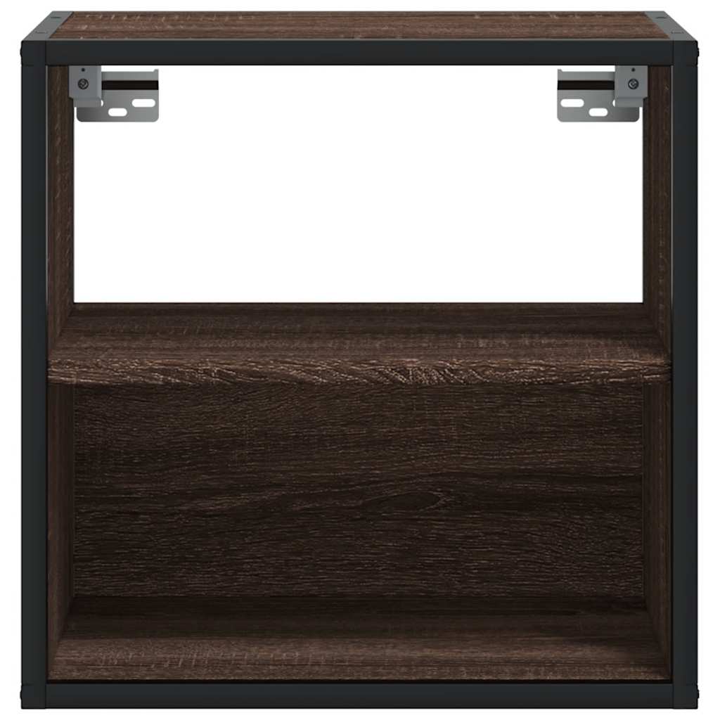 Tables de chevet murales 2 pcs chêne marron 40x31x39,5 cm Tables de chevet vidaXL