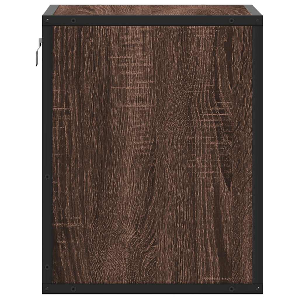 Tables de chevet murales 2 pcs chêne marron 40x31x39,5 cm Tables de chevet vidaXL