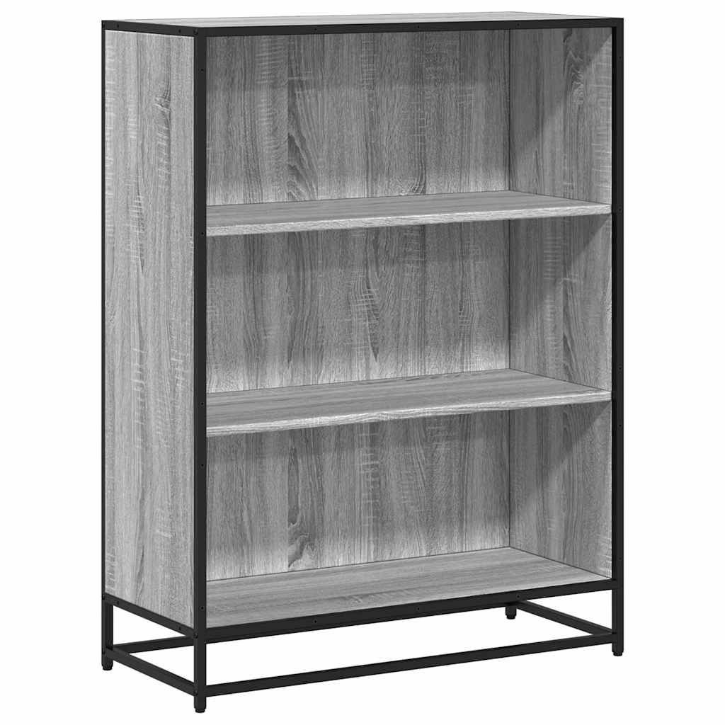 Bibliothèque sonoma gris 80,5x35x107,5 cm bois d'ingénierie Bibliothèques vidaXL