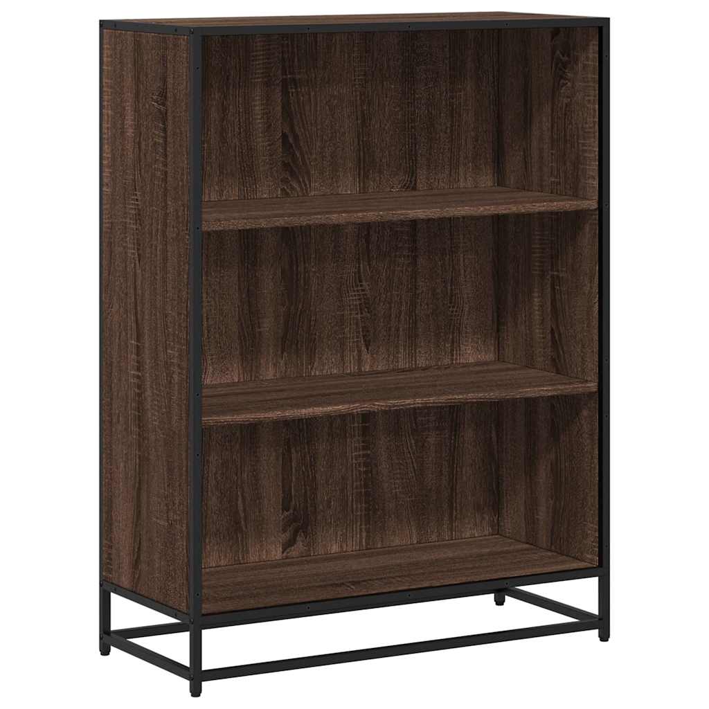 Bibliothèque chêne marron 80,5x35x107,5 cm bois d'ingénierie Bibliothèques vidaXL