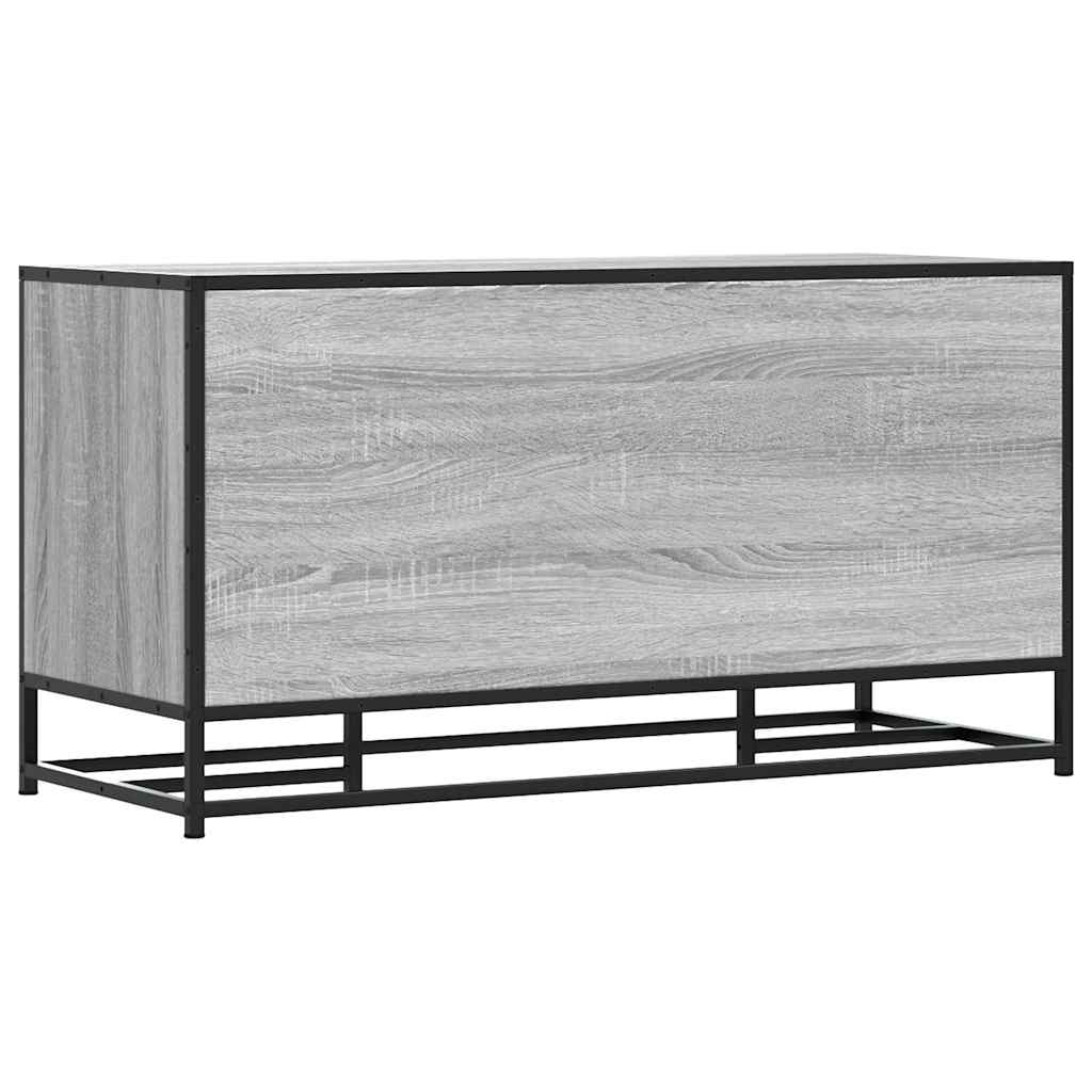 Banc à chaussures sonoma gris bois d'ingénierie et métal Bancs coffres vidaXL