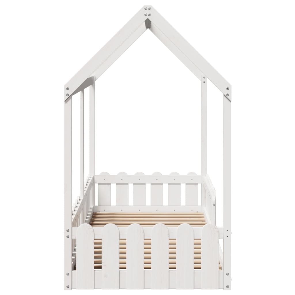 Cadre de lit d'enfants forme de maison 80x200cm bois pin massif Lits & cadres de lit vidaXL   