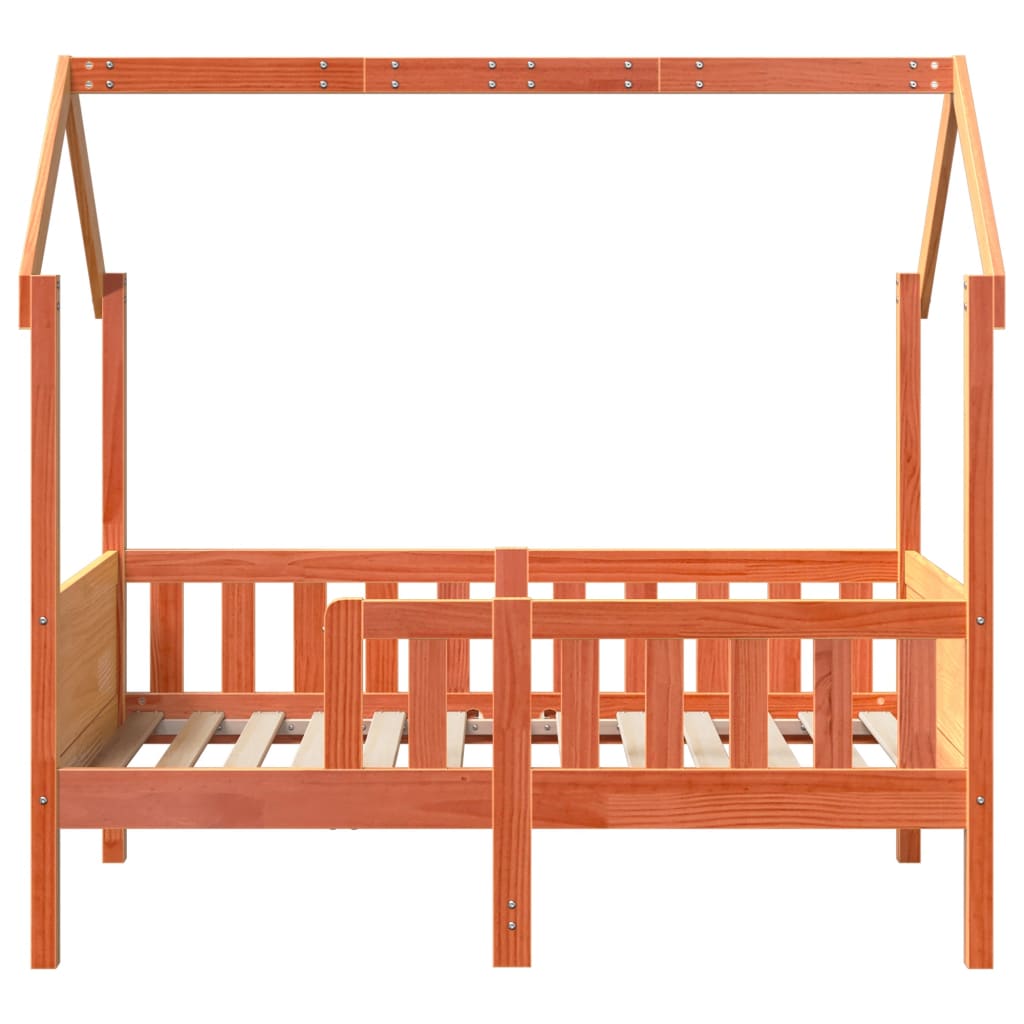 Cadre de lit d'enfants forme de maison 80x160cm bois pin massif Lits & cadres de lit vidaXL   