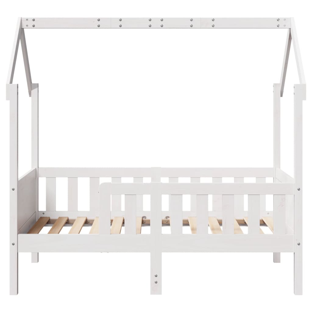 Cadre de lit d'enfants forme de maison 70x140cm bois pin massif Lits & cadres de lit vidaXL   