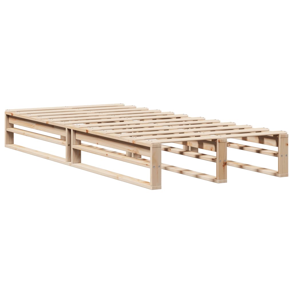 Cadre de lit 90x190 cm Bois de pin massif Lits & cadres de lit vidaXL   