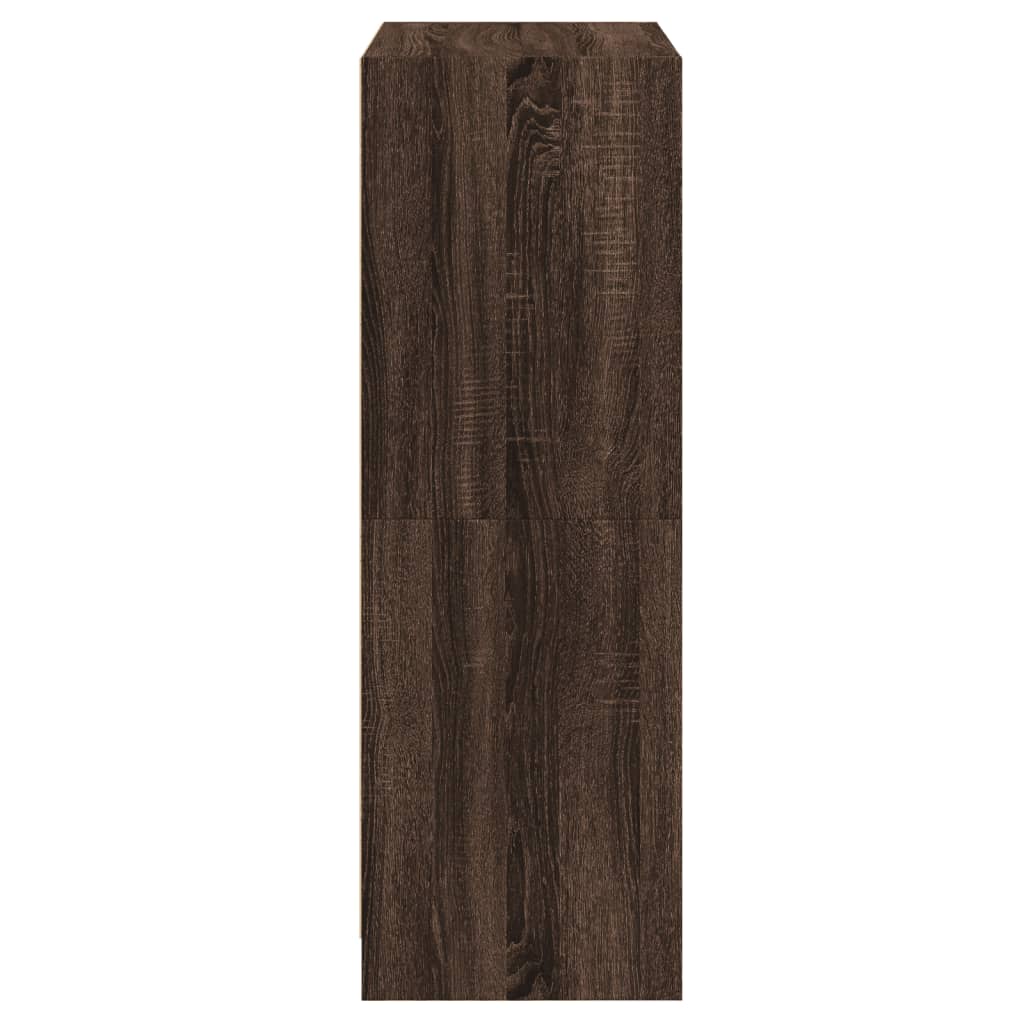 Image Buffet haut avec portes chêne marron bois d'ingénierie | Xios Store SNC vidaXL Xios Store SNC