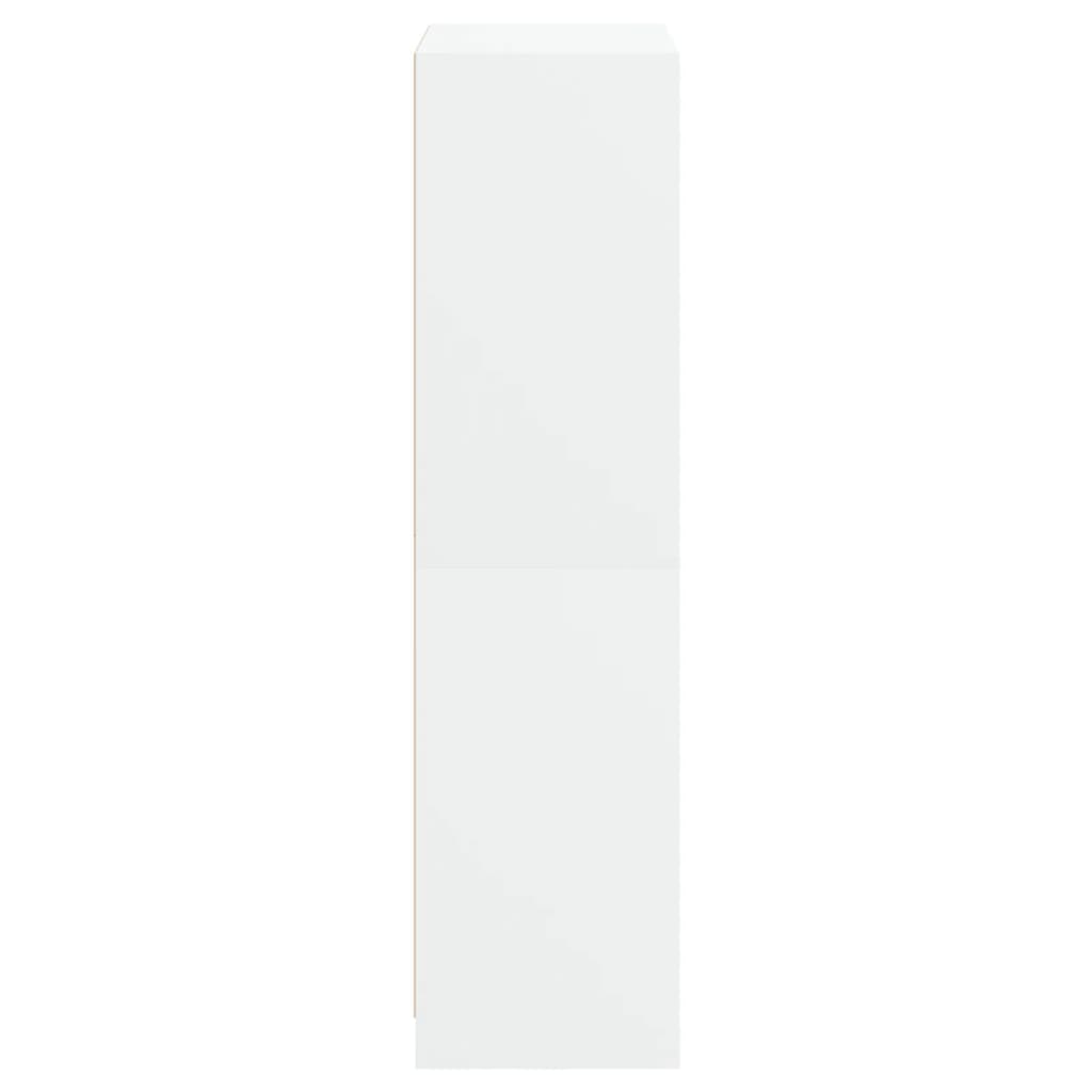 Image Buffet haut avec portes blanc 68x37x142 cm bois d'ingénierie | Xios Store SNC vidaXL Xios Store SNC