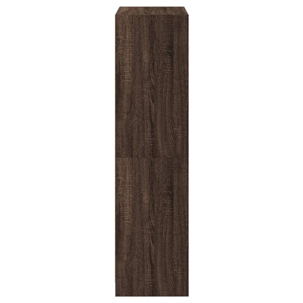 Image Buffet haut avec portes chêne marron bois d'ingénierie | Xios Store SNC vidaXL Xios Store SNC