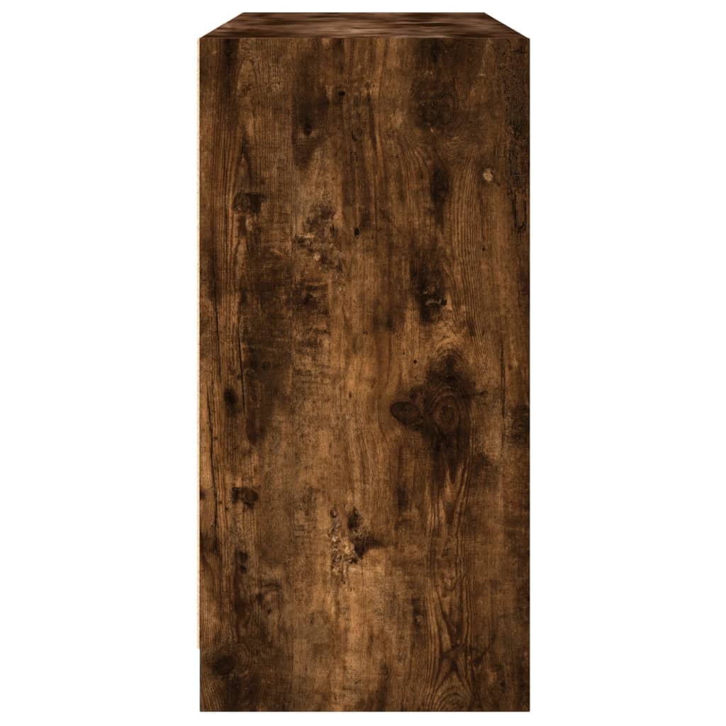 Image Buffet chêne fumé 102x37x75,5 cm bois d'ingénierie | Xios Store SNC vidaXL Xios Store SNC