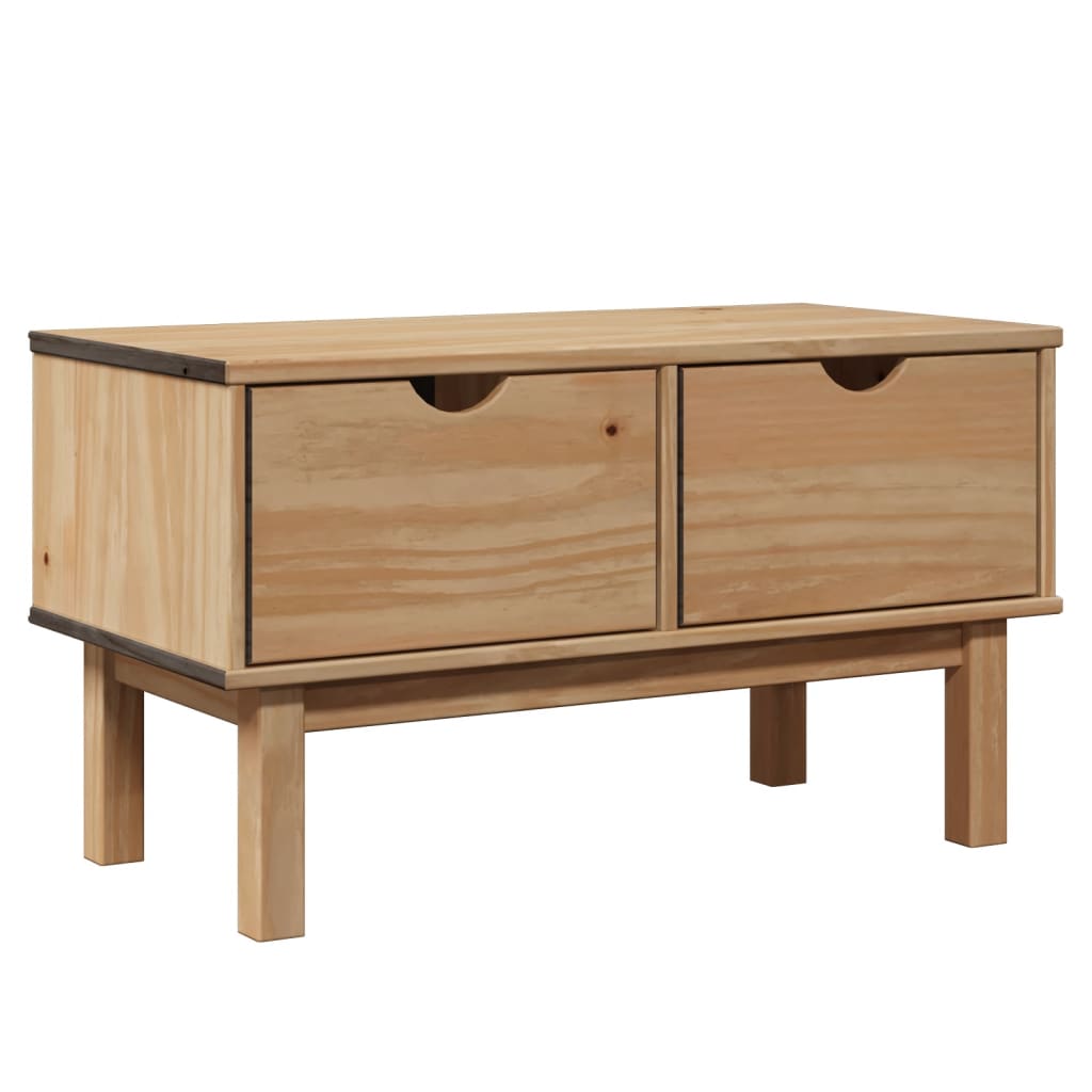 Banc de couloir OTTA 80x40x45 cm bois de pin massif Bancs coffres vidaXL   