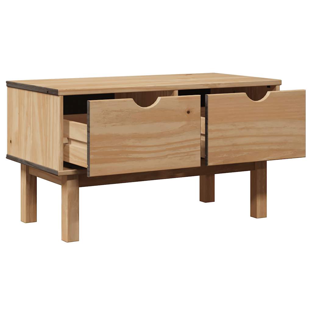 Banc de couloir OTTA 80x40x45 cm bois de pin massif Bancs coffres vidaXL   