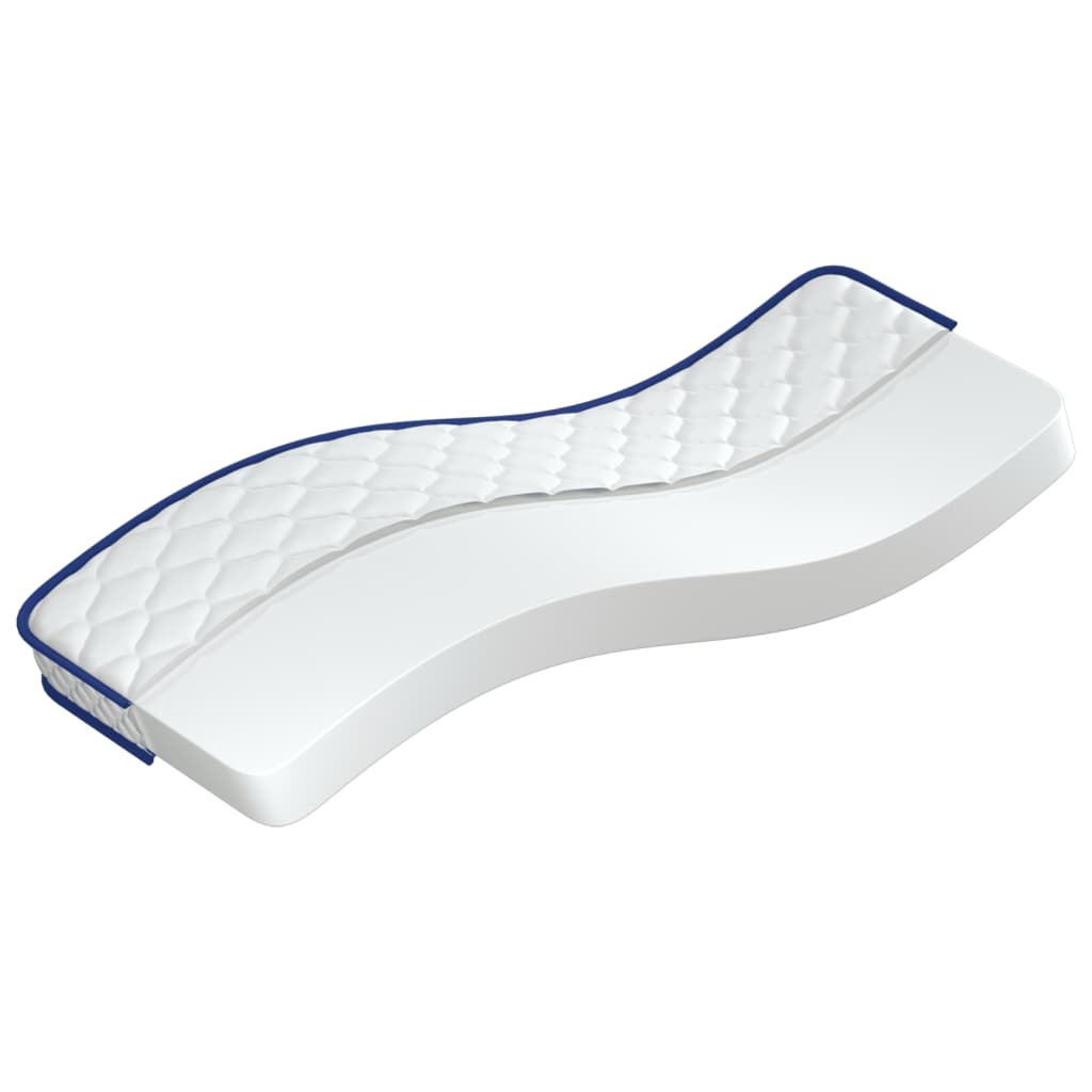 Matelas en mousse à mémoire de forme blanc 70x200x17 cm Matelas vidaXL   