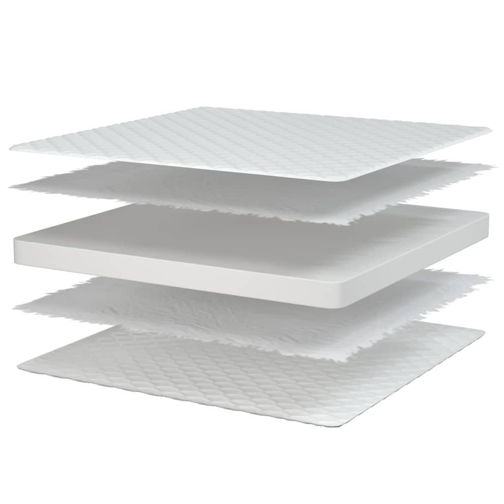 Matelas en mousse à mémoire de forme blanc 70x200x17 cm Matelas vidaXL   