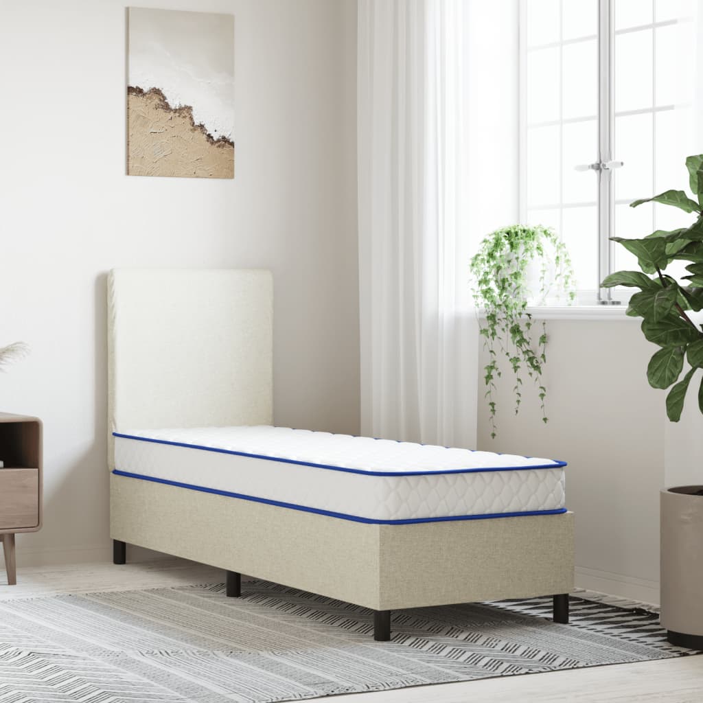 Matelas en mousse à mémoire de forme blanc 70x200x17 cm Matelas vidaXL   