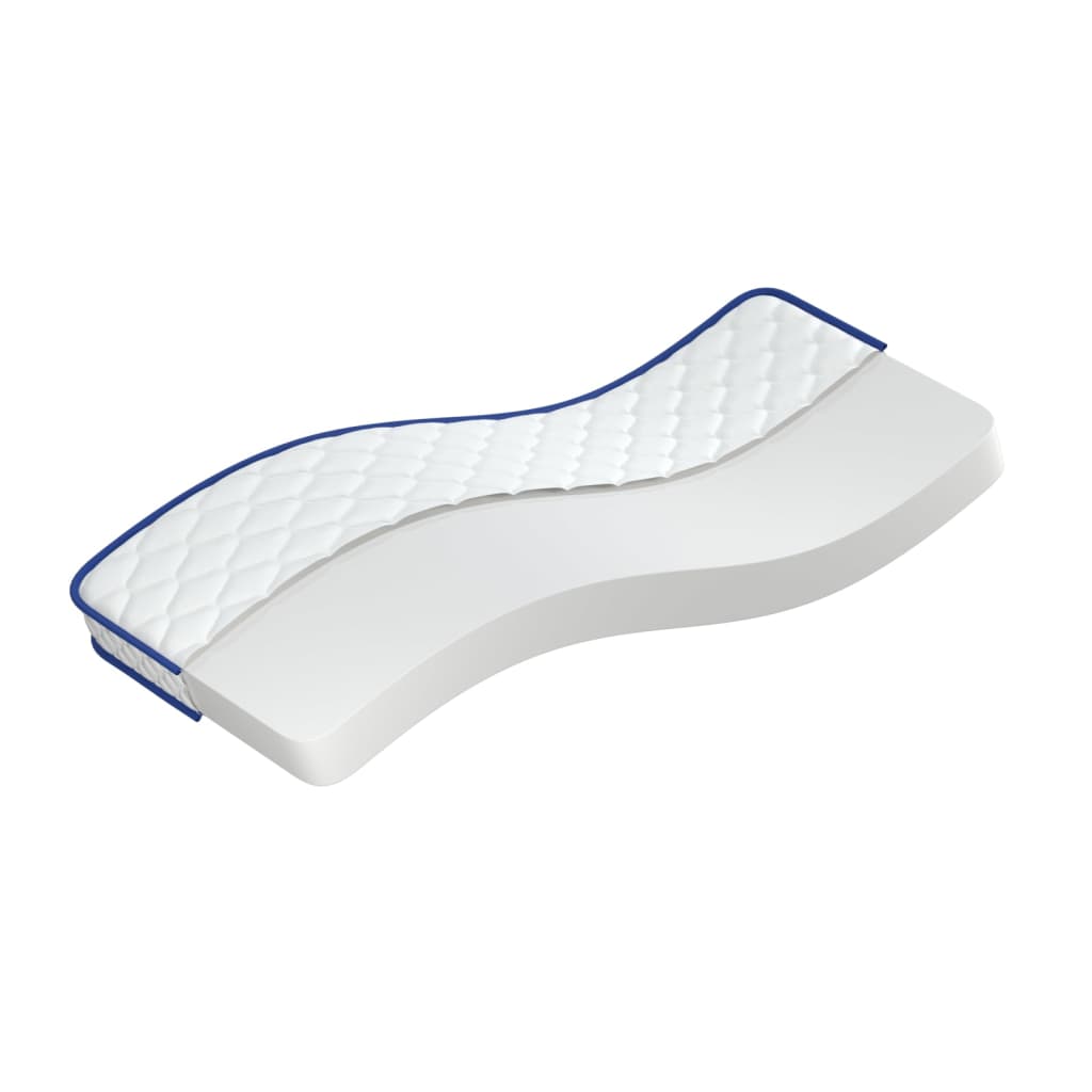 Matelas en mousse à mémoire de forme blanc 80x160x17 cm Matelas vidaXL   