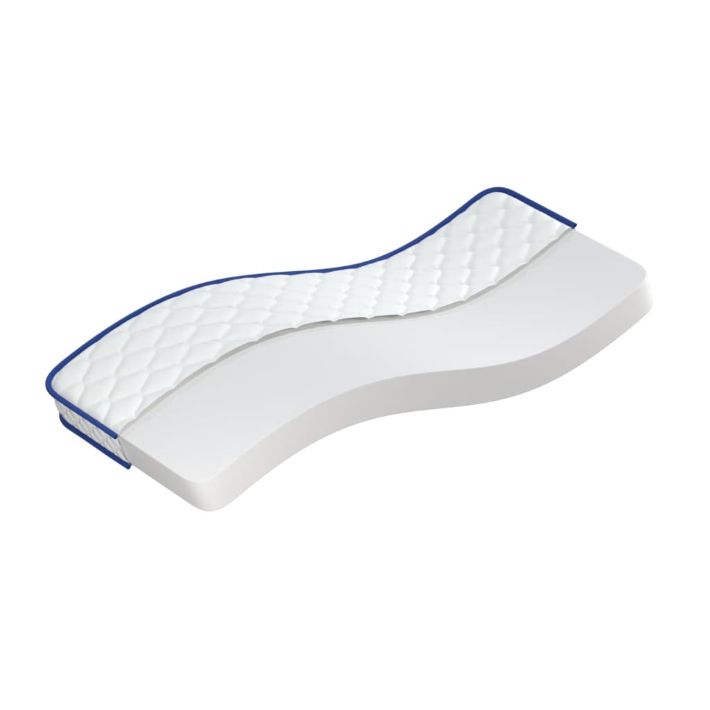 Matelas en mousse à mémoire de forme blanc 80x200x17 cm Matelas vidaXL   