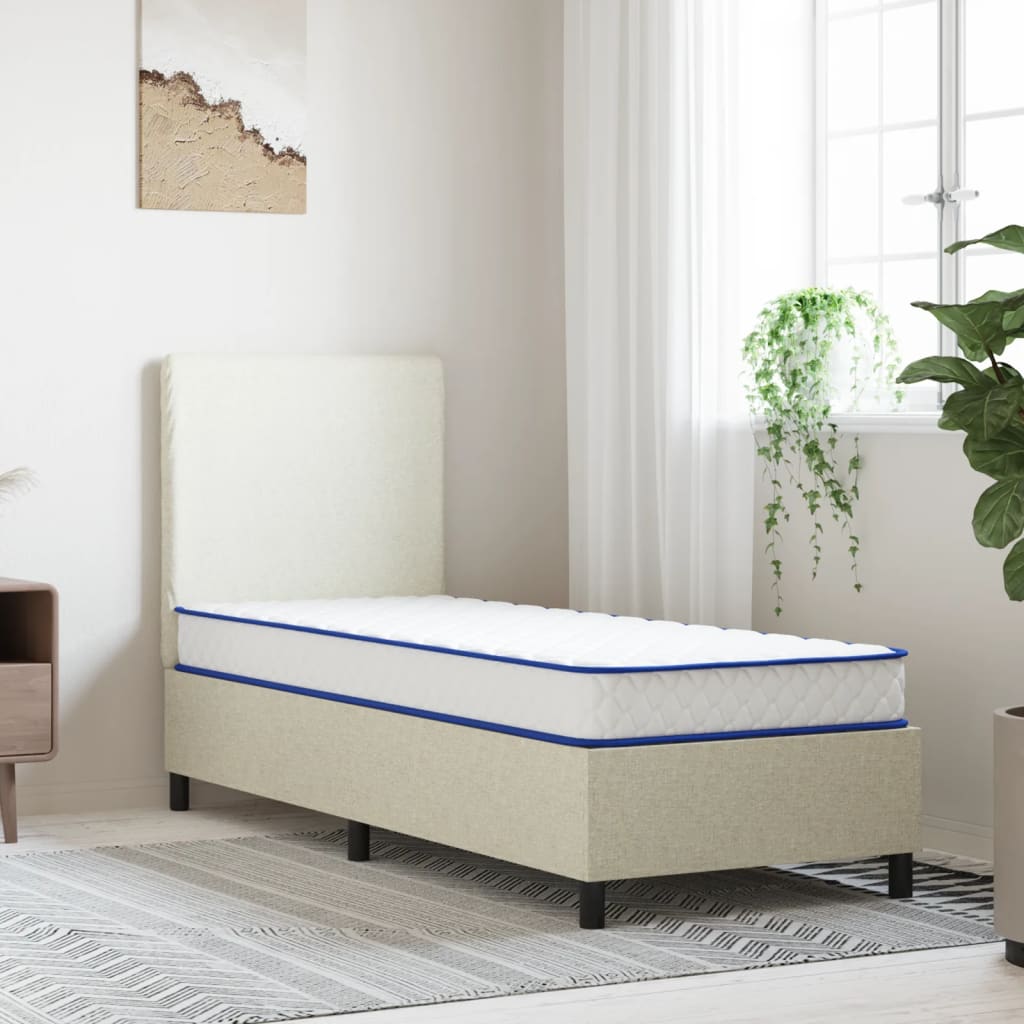 Matelas en mousse à mémoire de forme blanc 80x200x17 cm Matelas vidaXL   