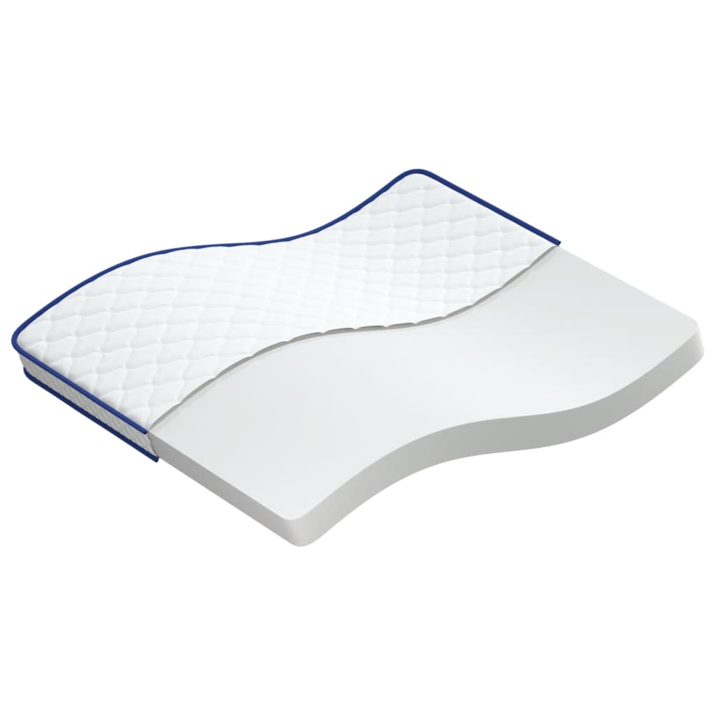 Matelas en mousse à mémoire de forme blanc 140x190x17 cm Matelas vidaXL   