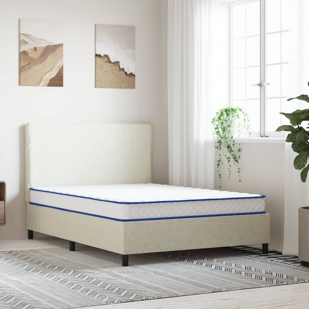 Matelas en mousse à mémoire de forme blanc 140x190x17 cm Matelas vidaXL   