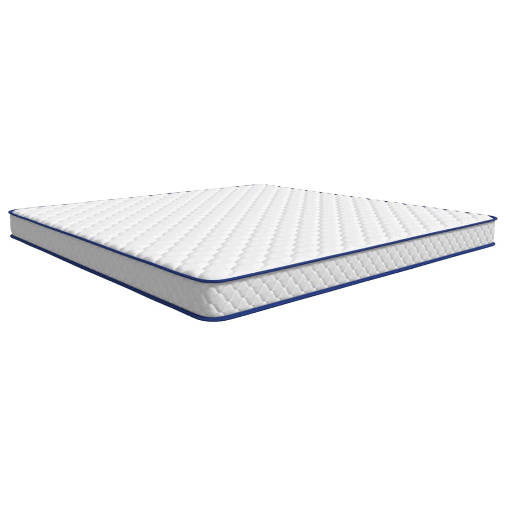 Matelas en mousse à mémoire de forme blanc 200x200x17 cm Matelas vidaXL   