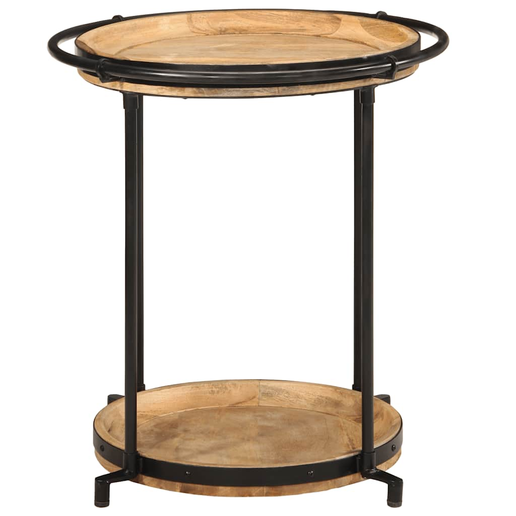 Table d'appoint Ø55x60 cm bois de manguier massif Tables d'appoint vidaXL