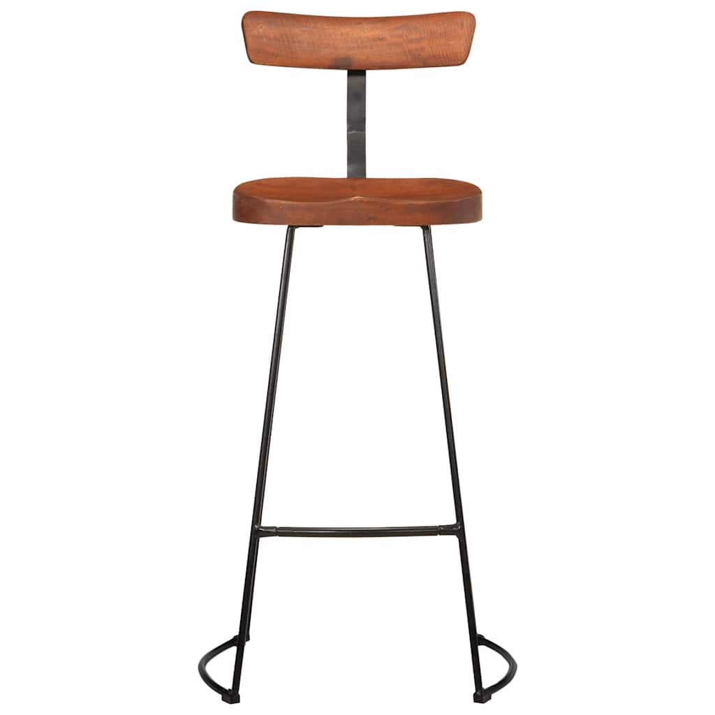 Tabourets de bar lot de 2 49x43x103 cm bois de manguier massif Tabourets de bar vidaXL