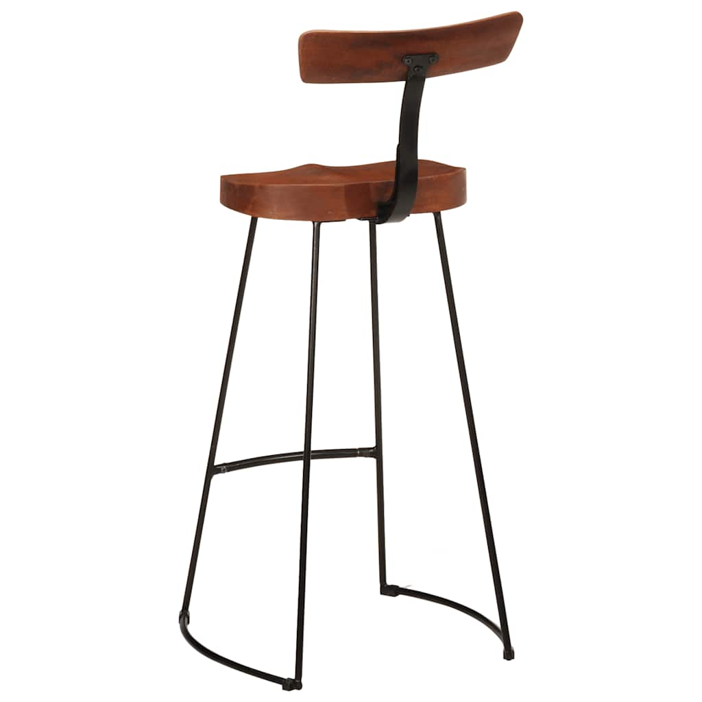 Tabourets de bar lot de 2 49x43x103 cm bois de manguier massif Tabourets de bar vidaXL