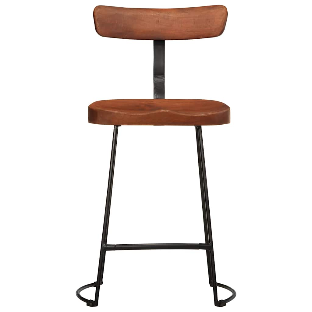 Tabourets de bar lot de 2 49x43x79 cm bois de manguier massif Tabourets de bar vidaXL