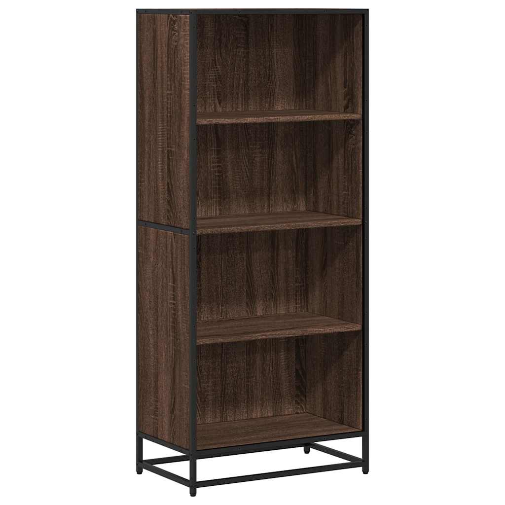 Bibliothèque chêne marron 60x35x139 cm bois d'ingénierie Bibliothèques vidaXL