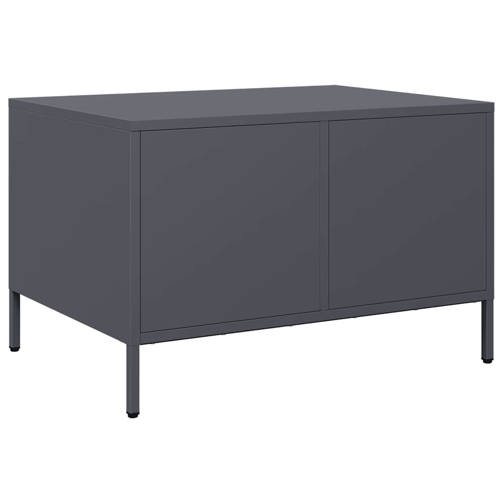 Table basse anthracite 68,5x50x43,5 cm acier laminé à froid Tables basses vidaXL   