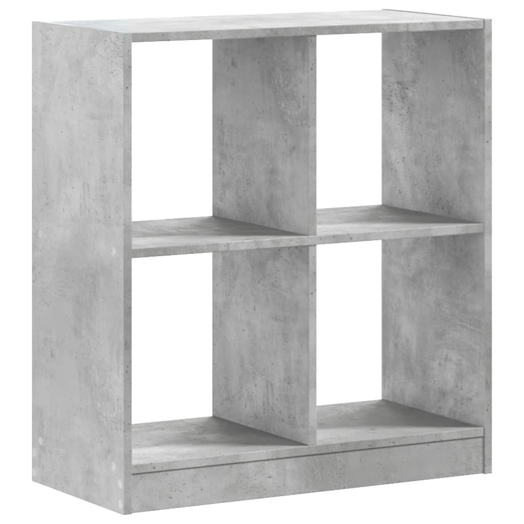 Image Bibliothèque gris béton 68,5x32x75 cm bois d'ingénierie | Xios Store SNC vidaXL Xios Store SNC