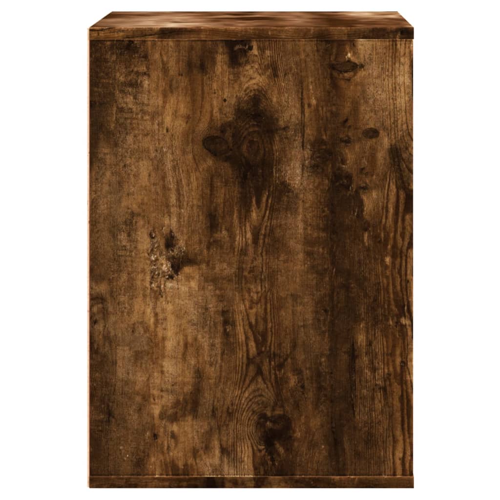 Image Commode d'angle chêne fumé 60x41x58 cm bois d'ingénierie | Xios Store SNC vidaXL Xios Store SNC