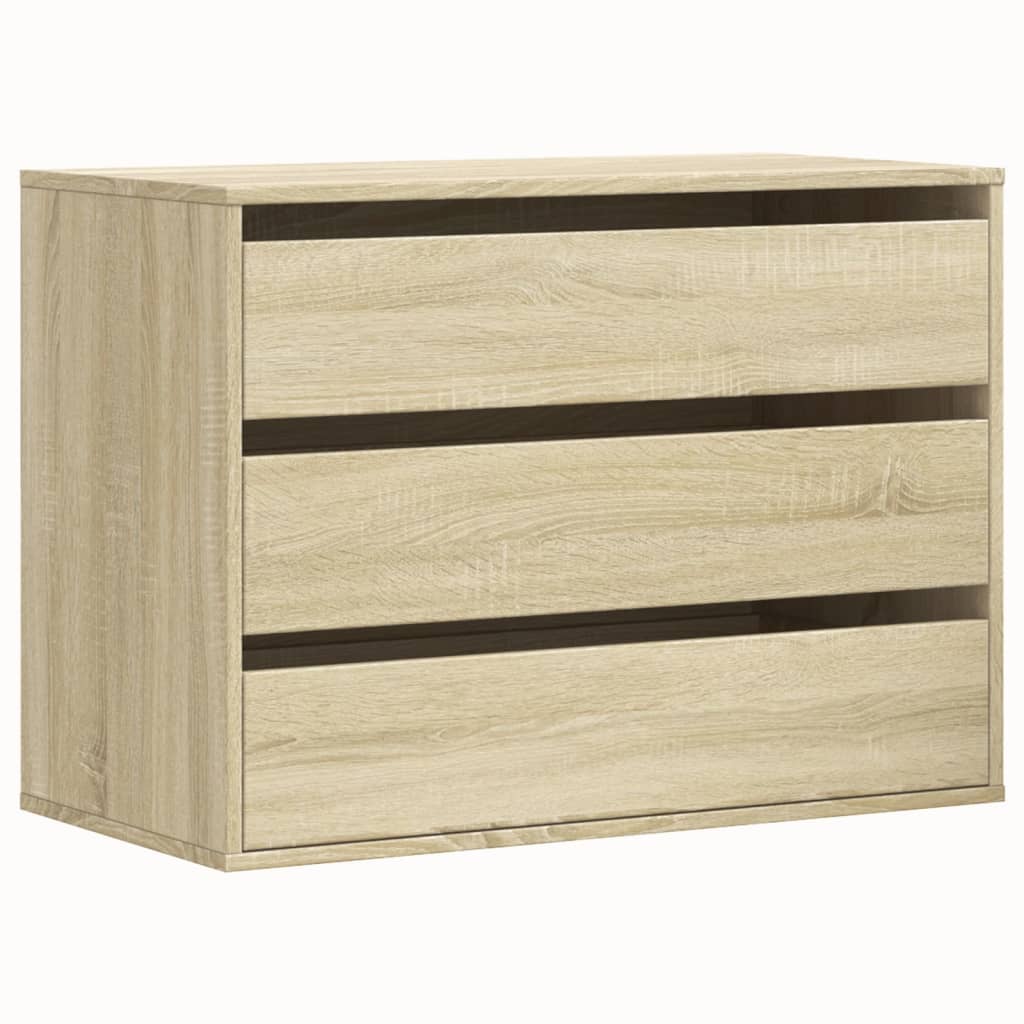 Image Commode d'angle chêne sonoma 80x41x58 cm bois d'ingénierie | Xios Store SNC vidaXL Xios Store SNC