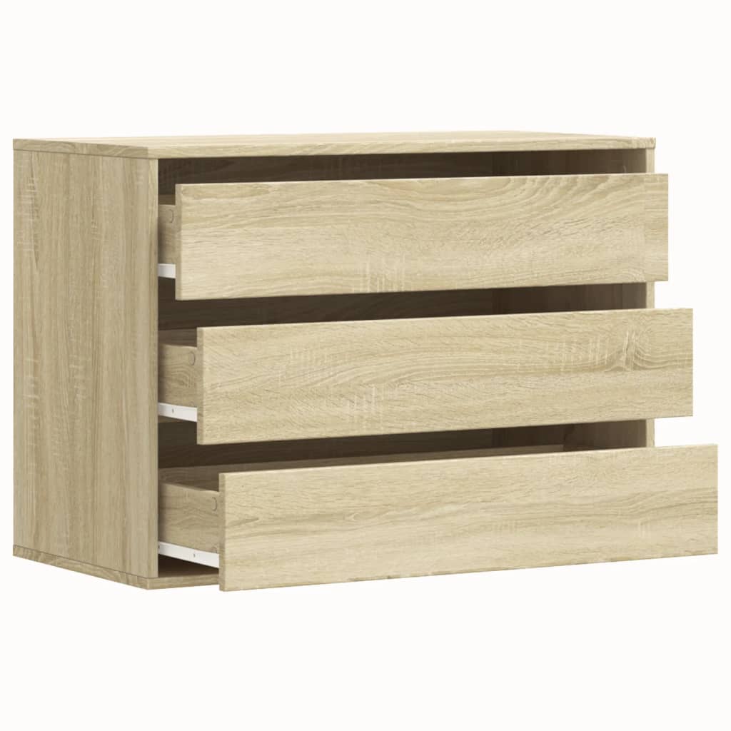 Image Commode d'angle chêne sonoma 80x41x58 cm bois d'ingénierie | Xios Store SNC vidaXL Xios Store SNC